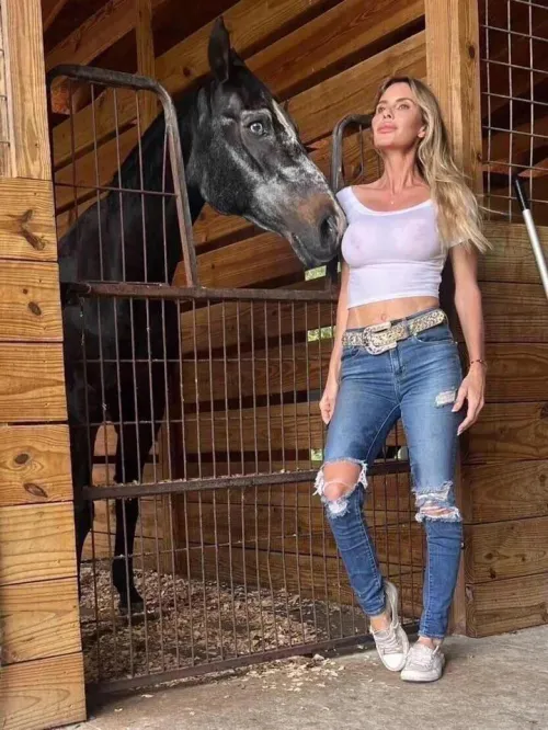 I love to tease the boys on the farm