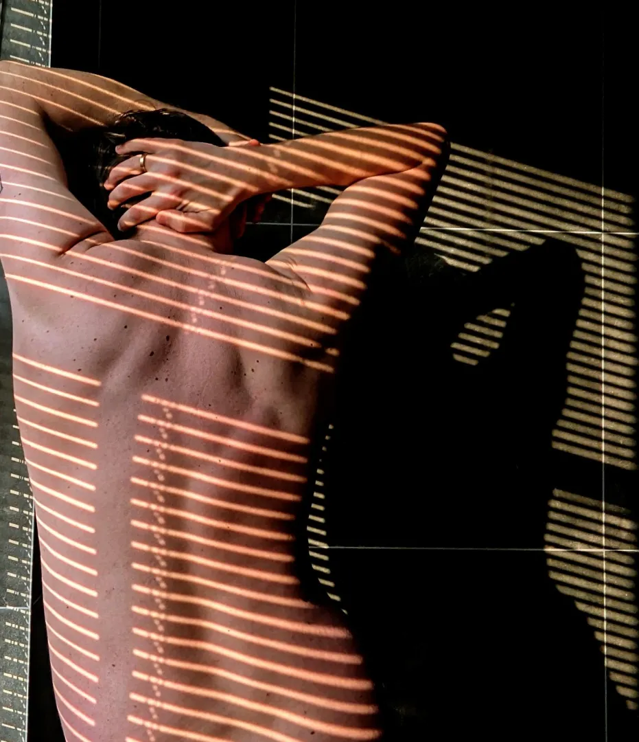 Letting the rays caress me