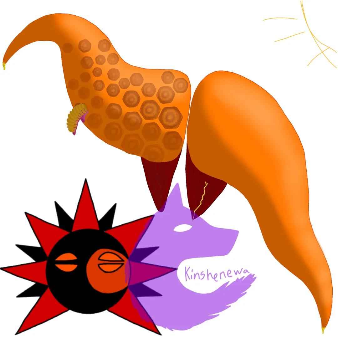 My first NSFW art (warning for a larvae)