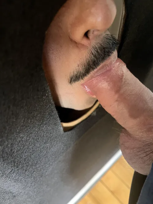 Normally I’m the one servicing, but this cutie was too good