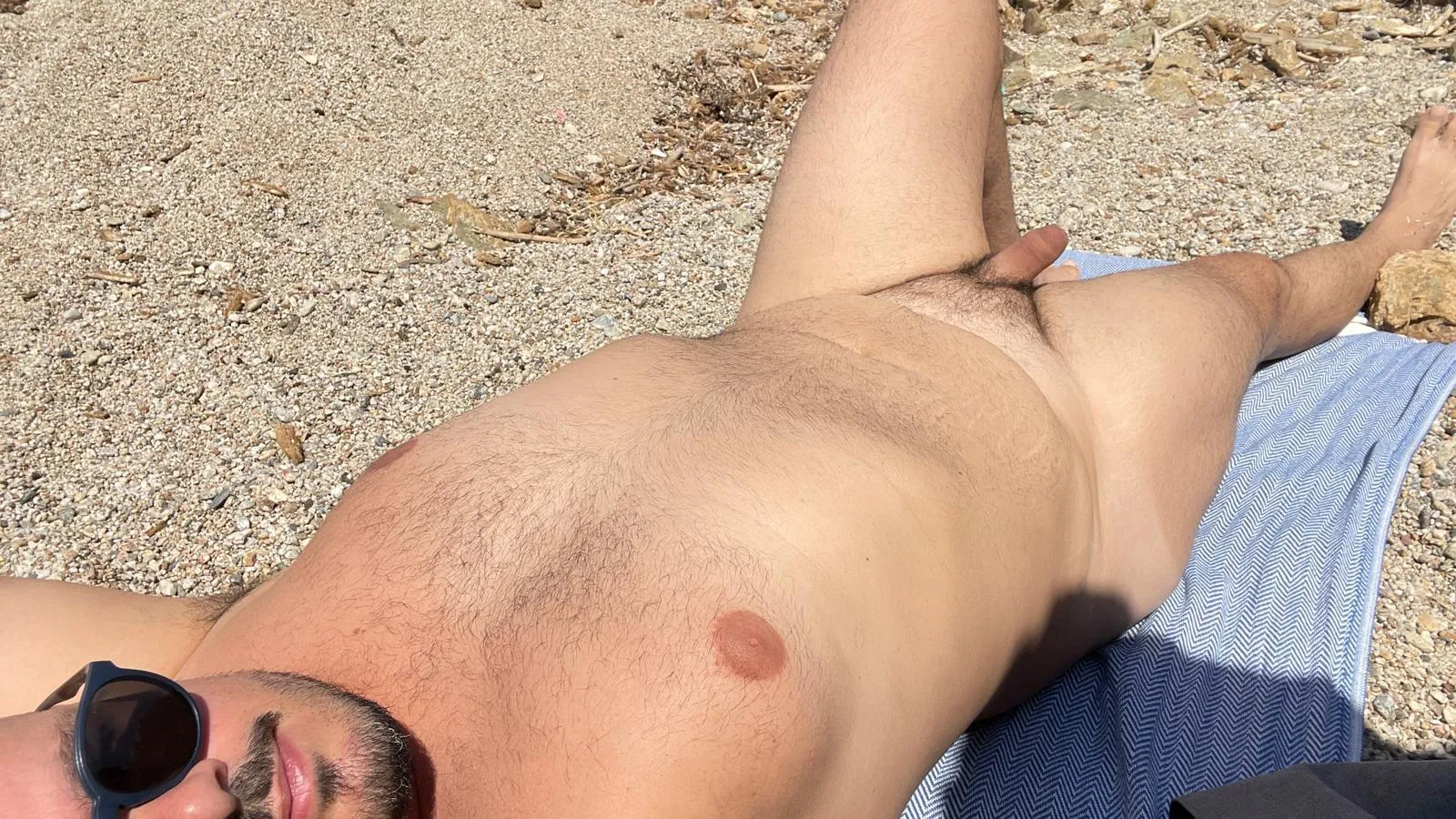 On a Beach in Mykonos