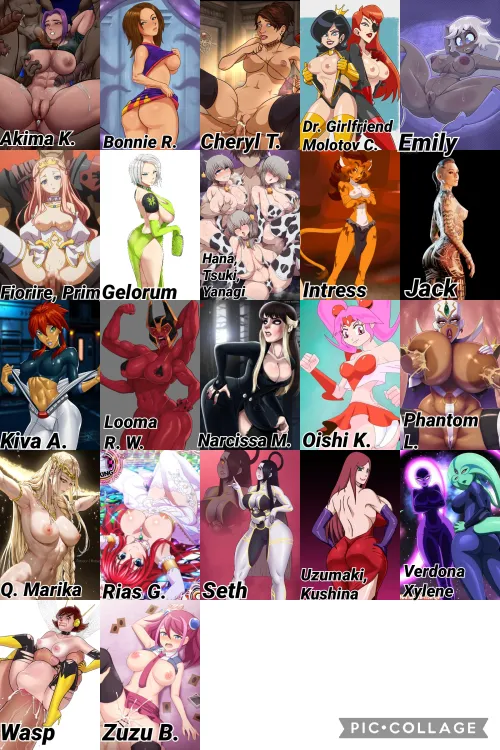 Pick a Rule 34 H.A.R.E.M.