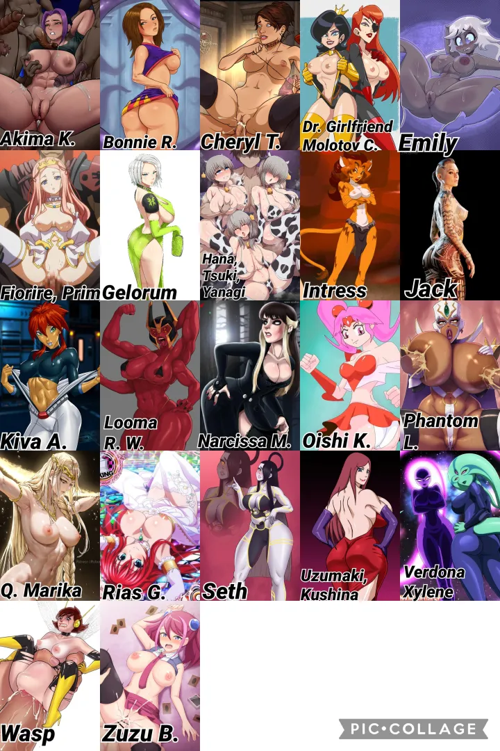 Pick a Rule 34 H.A.R.E.M.