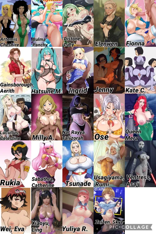 Pick a Rule 34 H.A.R.E.M