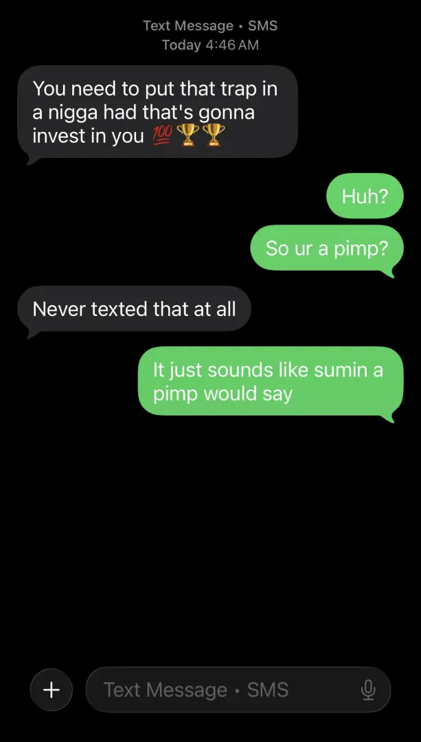 Pretty sure this was a pimp