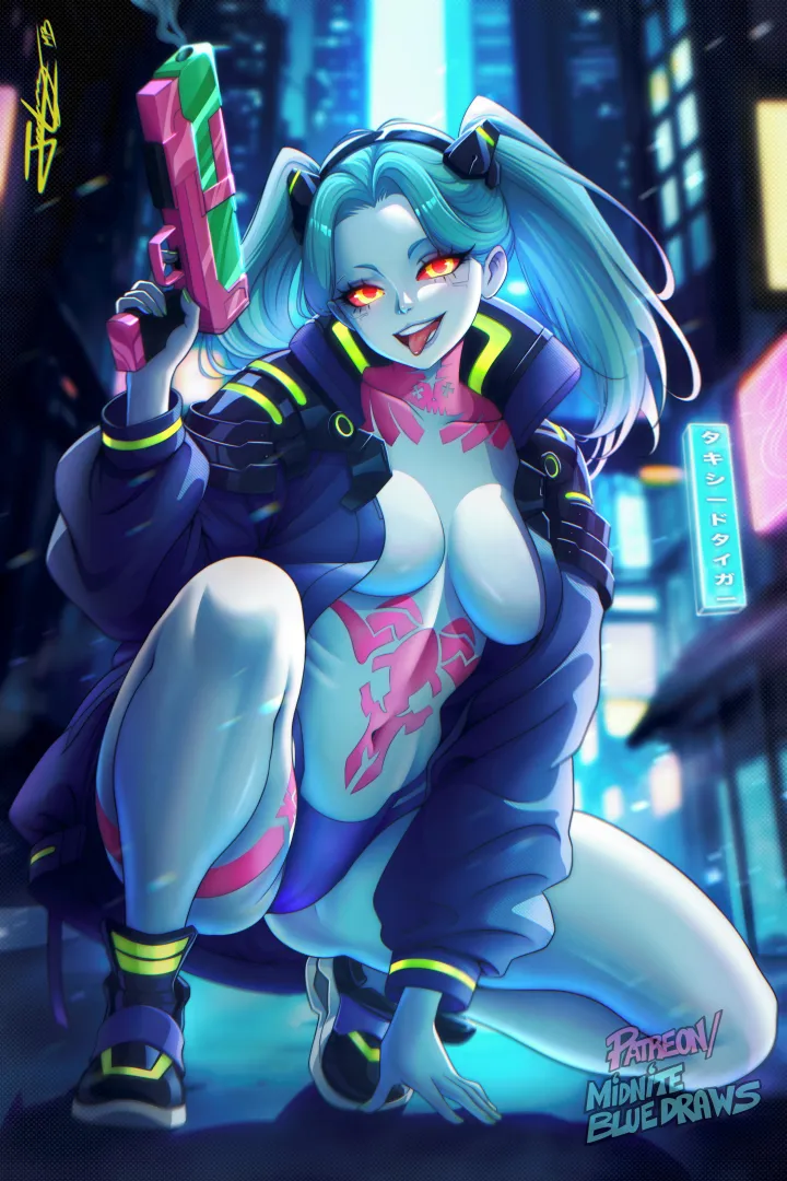 Rebecca fan art by Midnitebluedraws