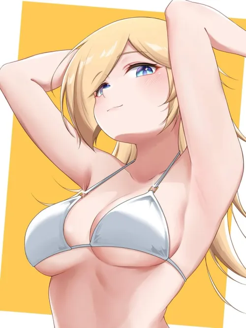 Rosalina looking hot with white bikini [mario] (tomatomiya)