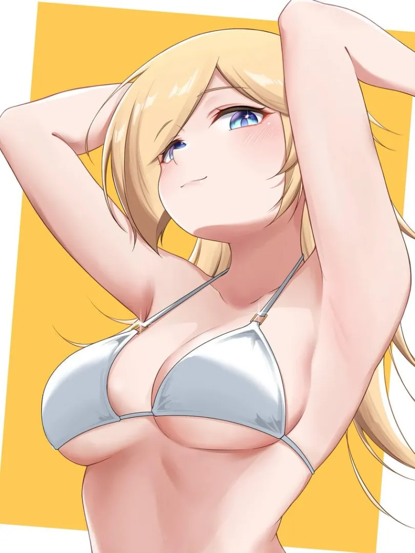 Rosalina looking hot with white bikini [mario] (tomatomiya)