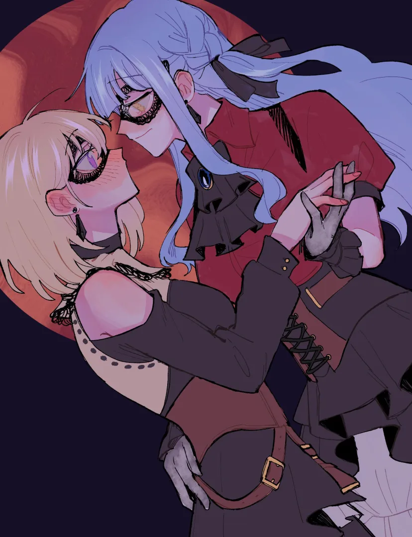 Sakiko making Uika blush [BanG Dream!] (yogurt_pt)