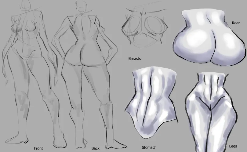 Sam Ref Sheet Progress [F] (OC)