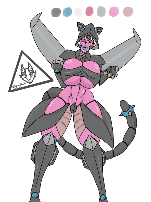 Simple ref [F] (OC) (grayDwolf69)