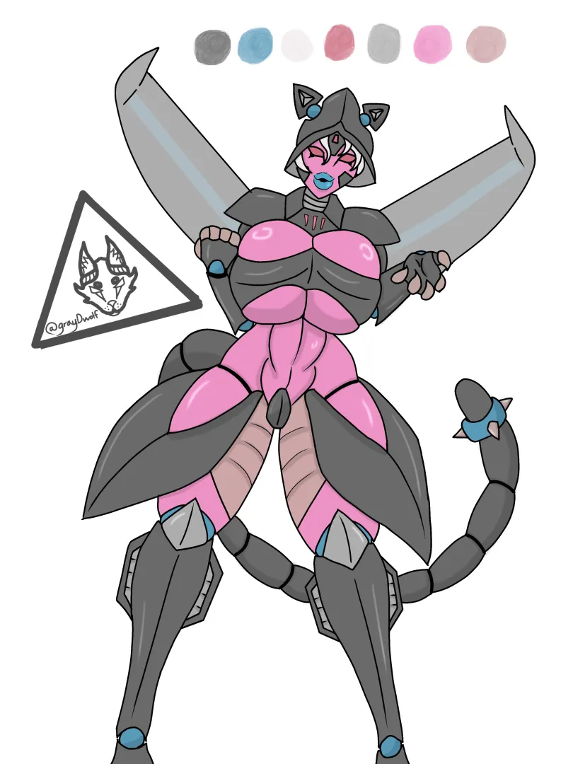 Simple ref [F] (OC) (grayDwolf69)