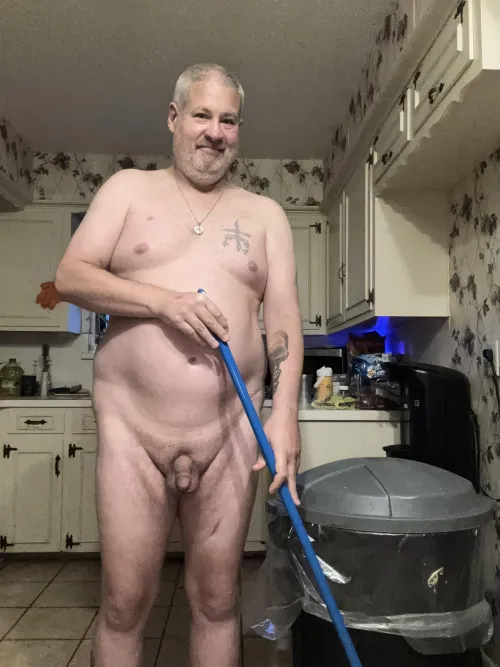 Time to clean the kitchen.