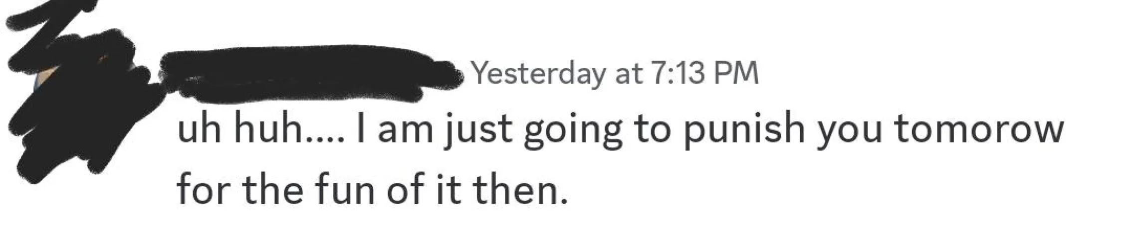 To be (punished) or not to be (punished)