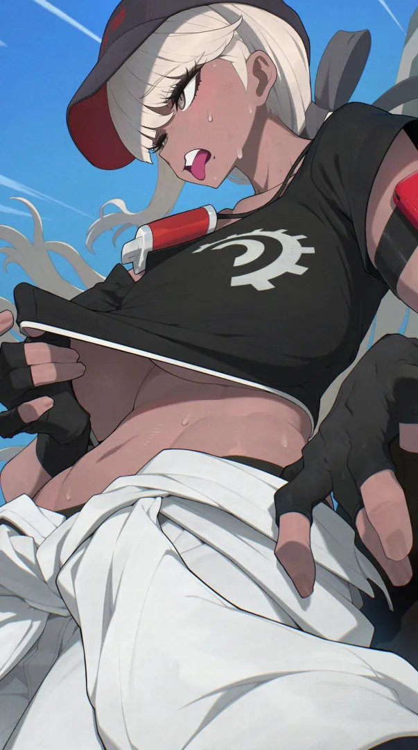 Tsubasa working hard [The Hundred Line] (lhata4564)