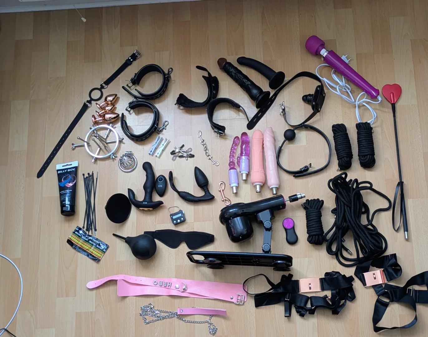 What do you think of my selfbondage equipment and is there something I'm missing?