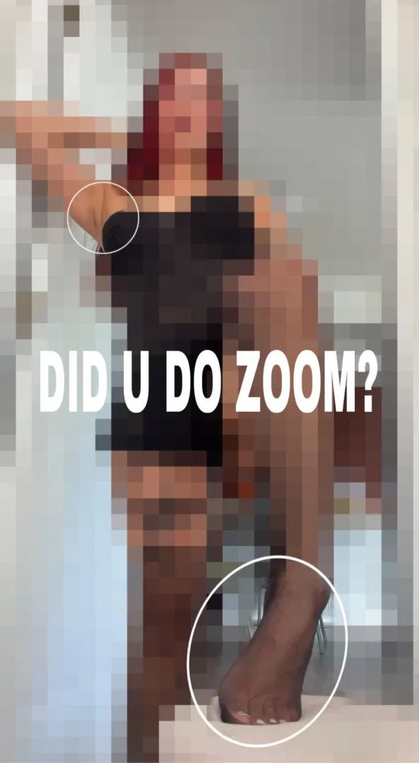 which of the two did you zoom in on? armpits or feet?