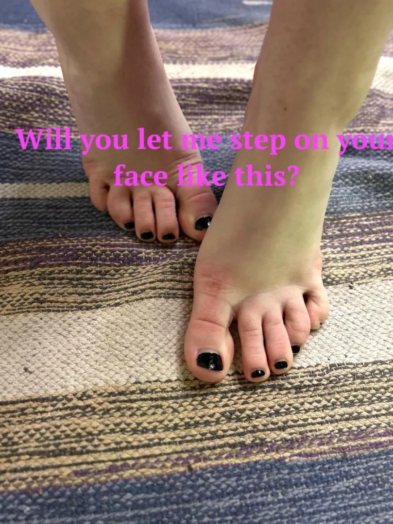Whose face can I step on?