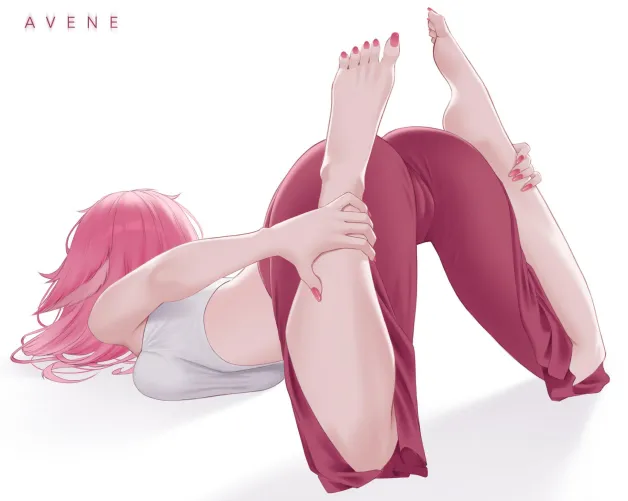 Yae stretching