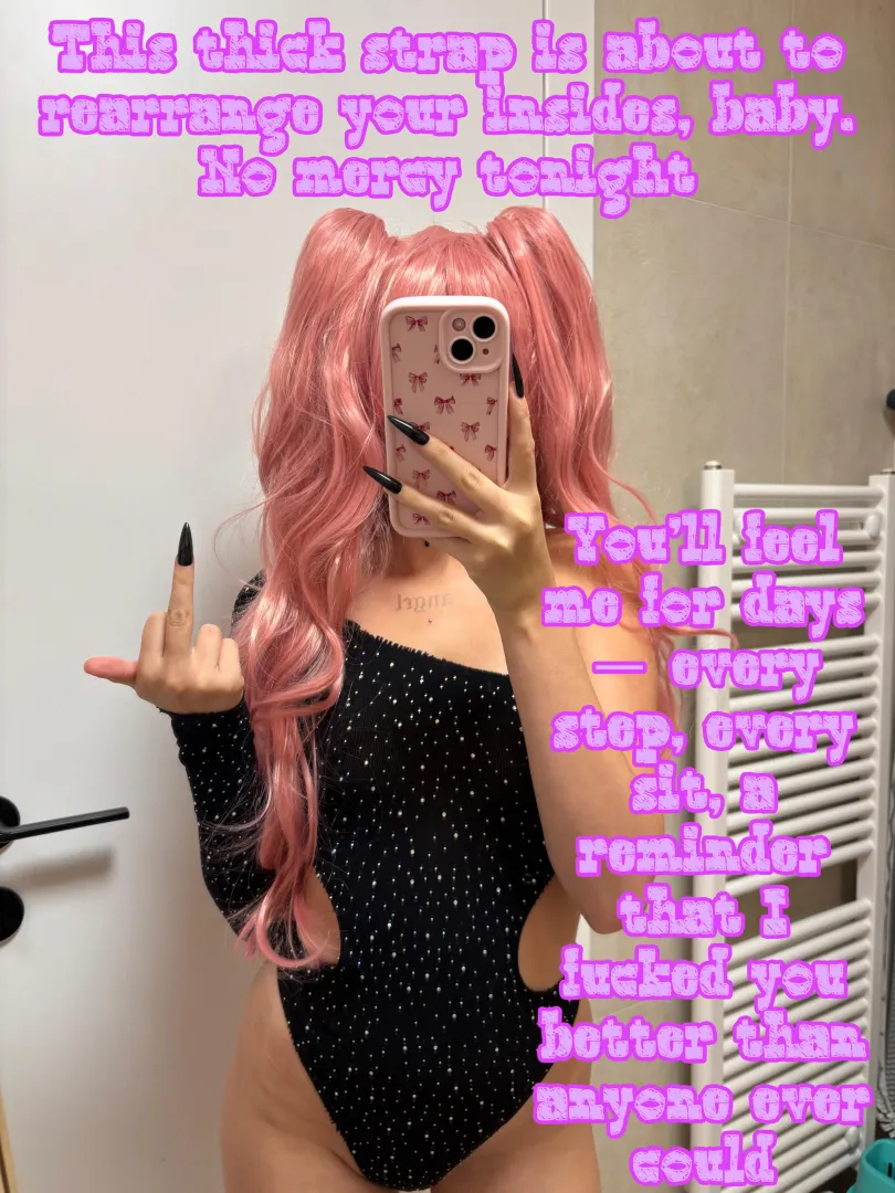 You'll feel me for days every stop! ‍ [Imagefap:princessdollmie]