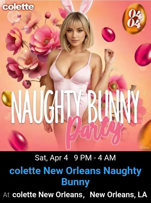 36M30F for 3rd at Colette's naughty bunny party