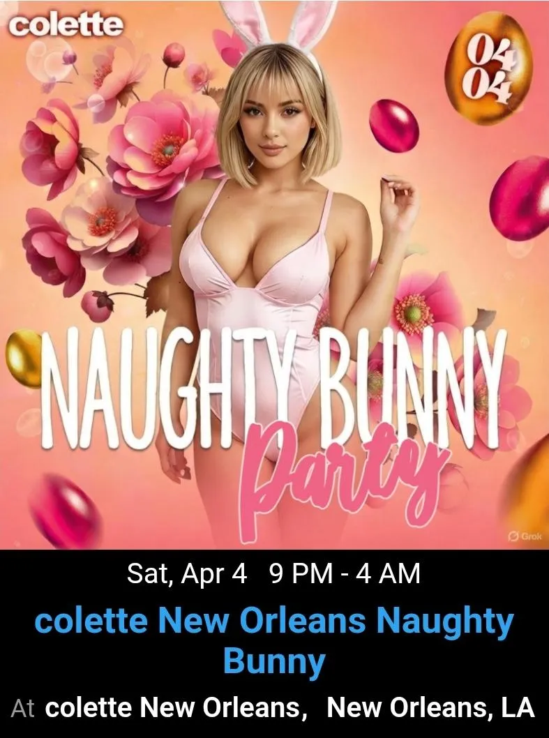 36M30F for 3rd at Colette's naughty bunny party
