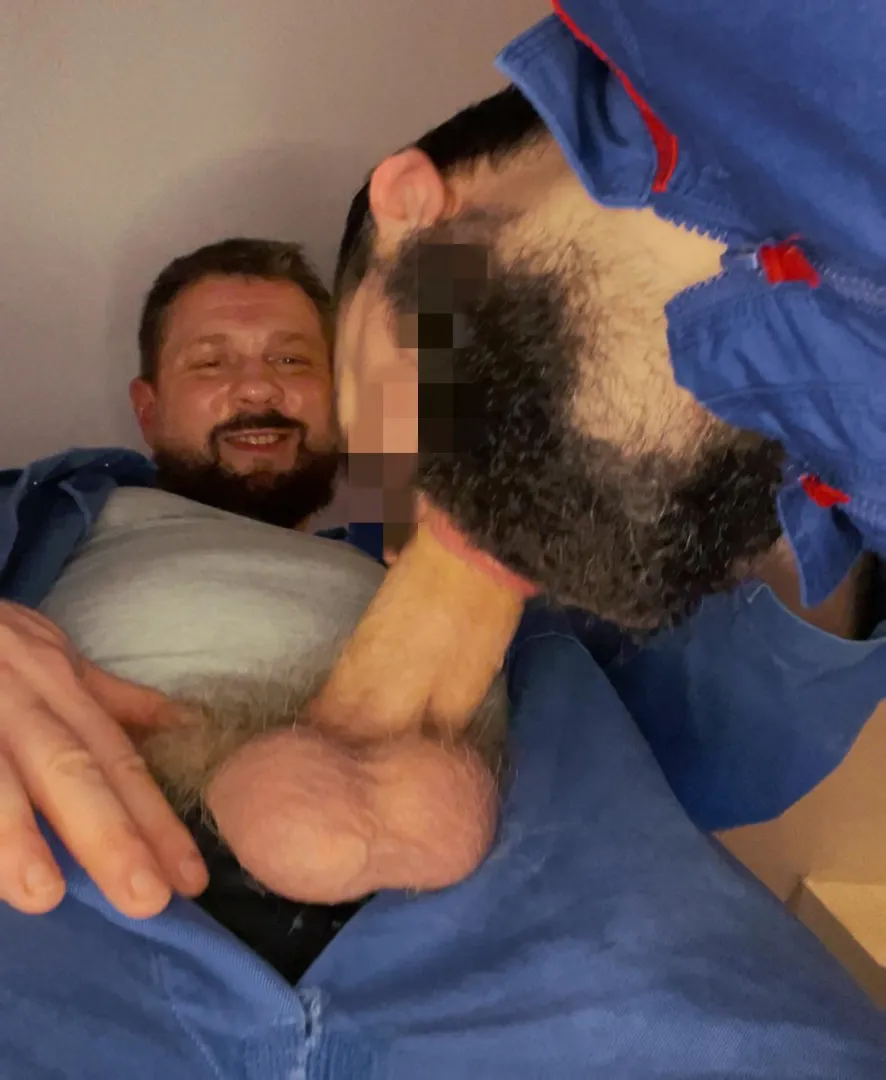 Blue Collar worker on their lunchbreak … (37)(45)