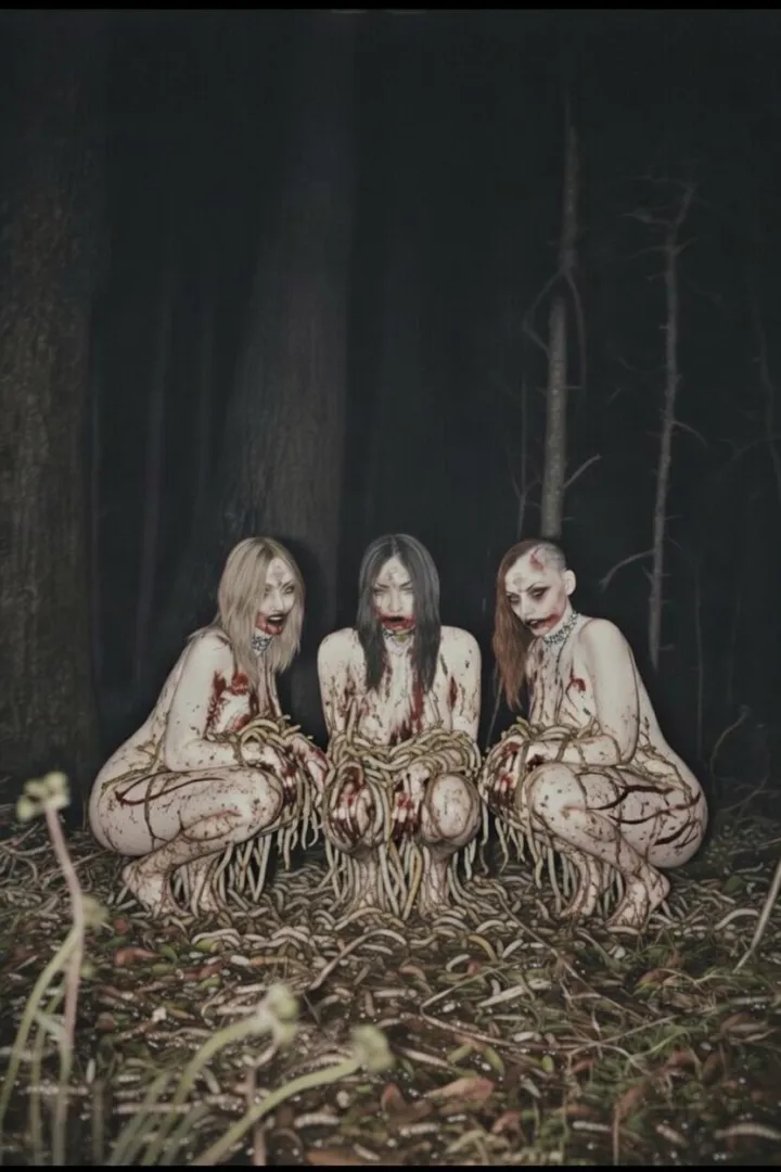 Embracing their precious larvae