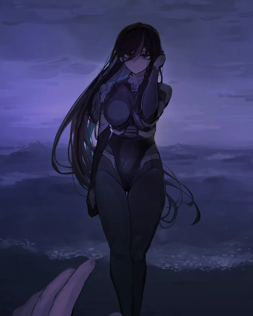 Eva by the sea [The Hundred Line] (chinuki_)