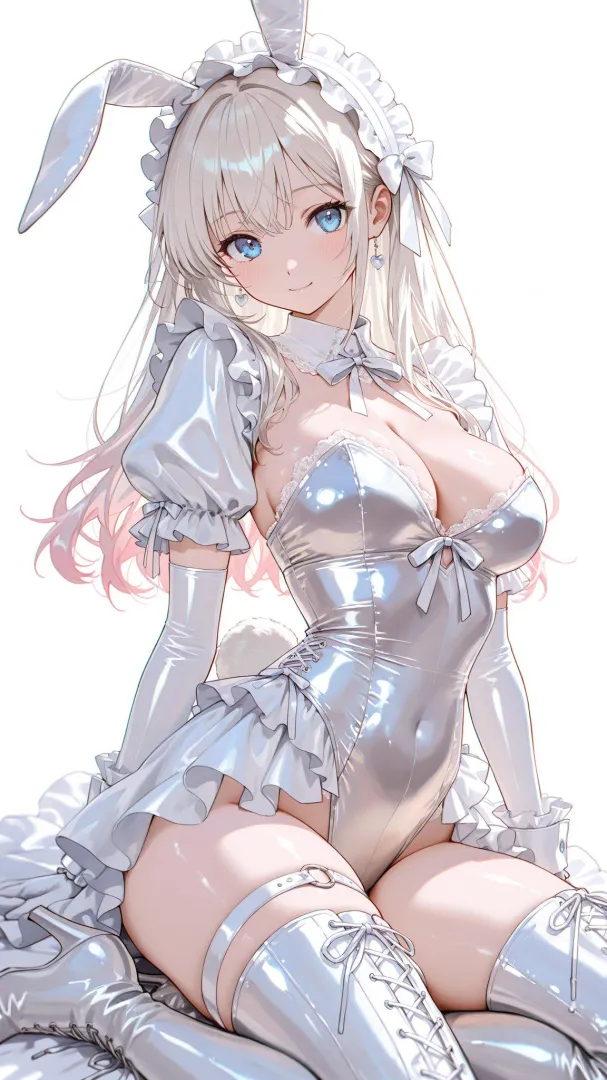 Silver Bunny Girl