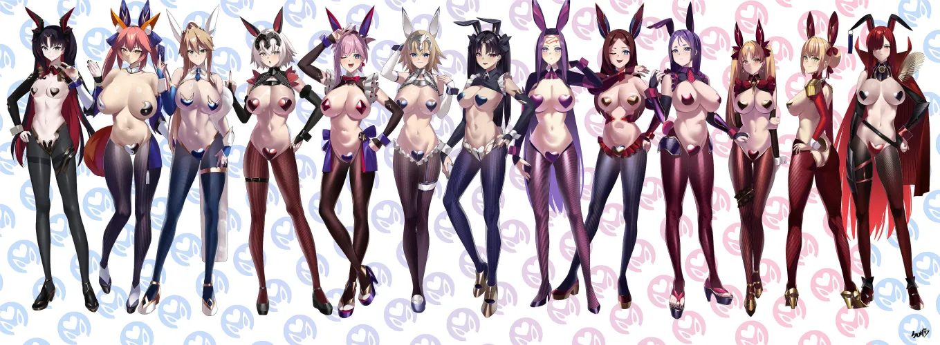 Two bunnies are going to bed with you, who are you picking?