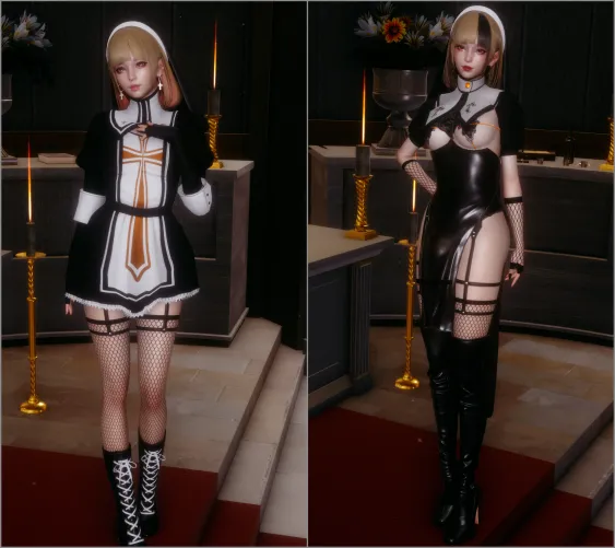 Which version would you rather meet at church?