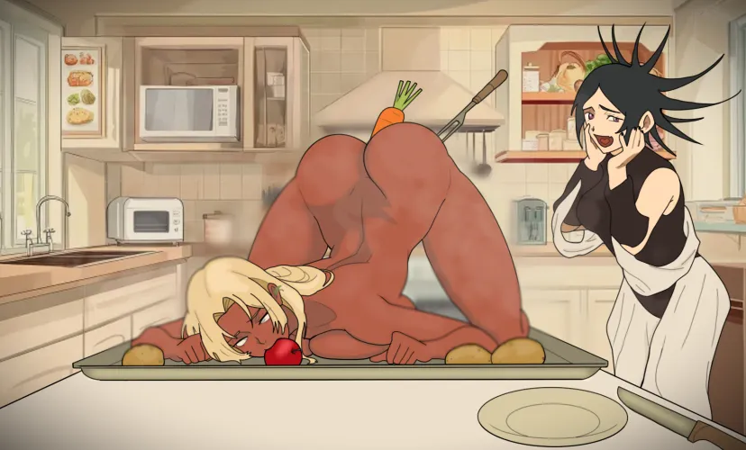 Yuki Tsukumo with potatoes