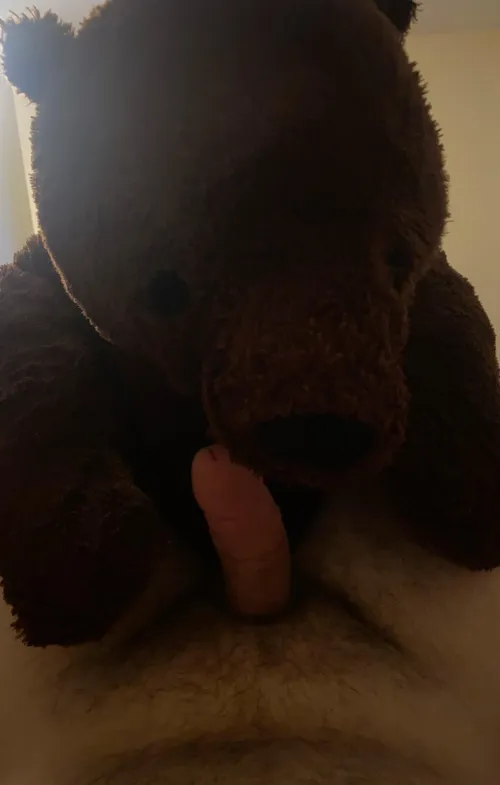 He loves being between my thighs 