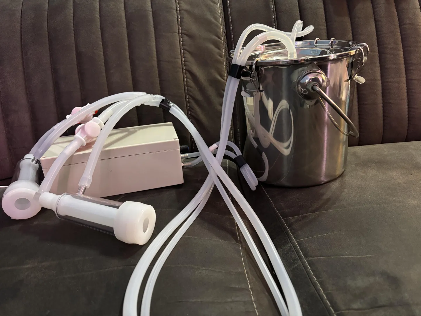 Just got milkmachine in. Ready to start 