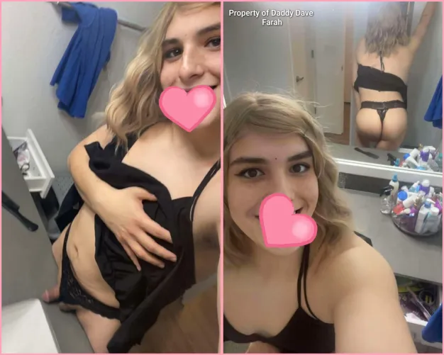 Looks like this cutie is also in the process of forfeiting her rights and privacy You're doing the right thing Farah it's what destiny chose for you 