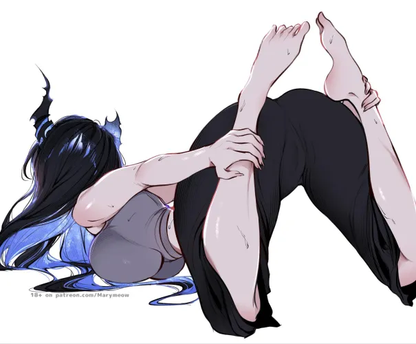 Nerissa Yoga pose [Hololive]