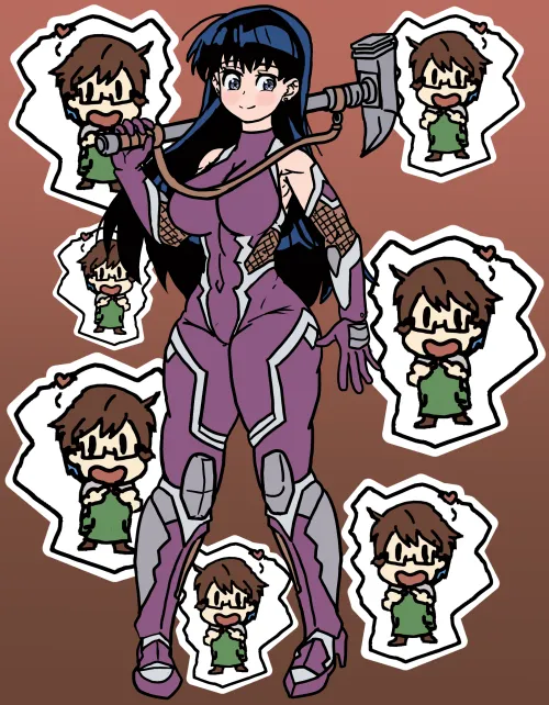 [OC] Nagi Ruri Rocks, Taimanin