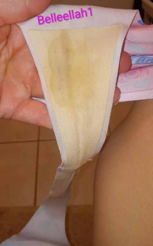 [selling] 3 day worn laundry thong with workout and playtime. Message me to buy!