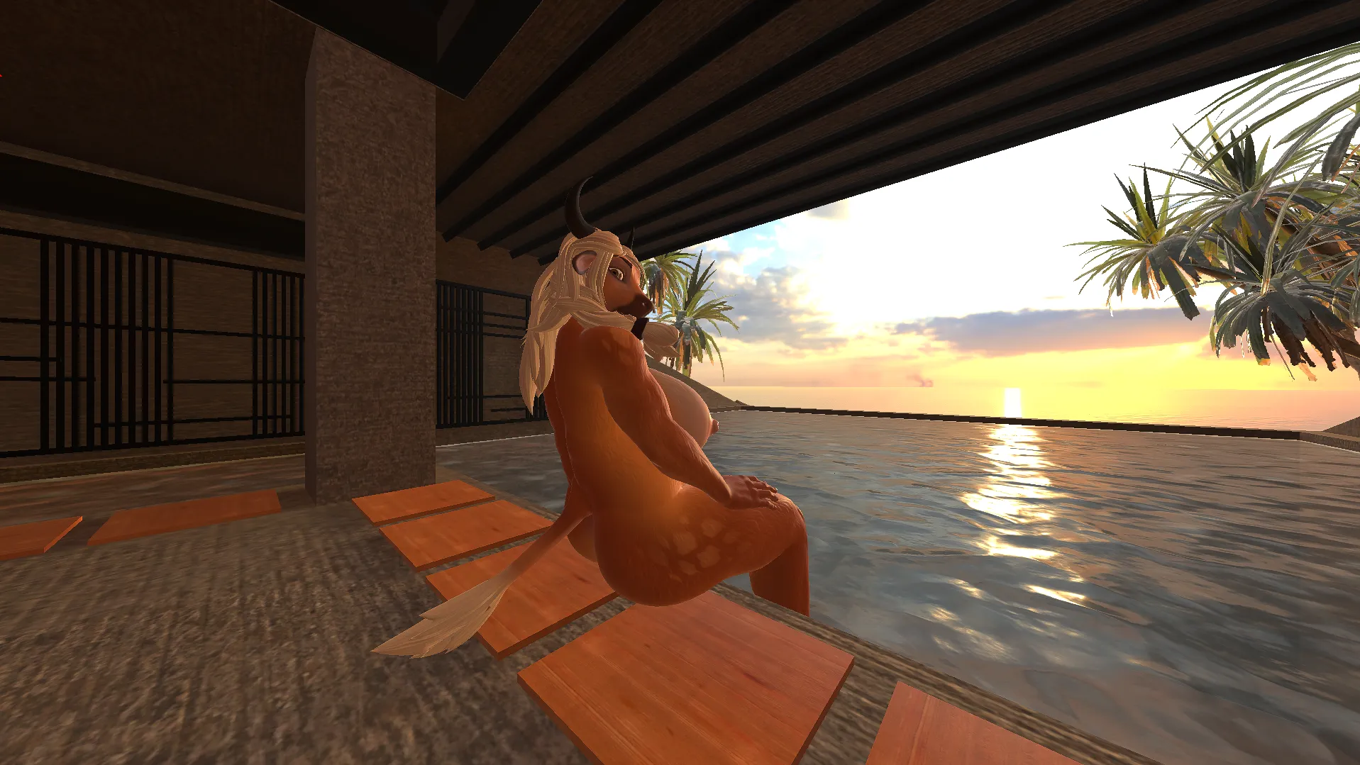 Summer, enjoying summer, hehe ❤️ (Anthro Heat)