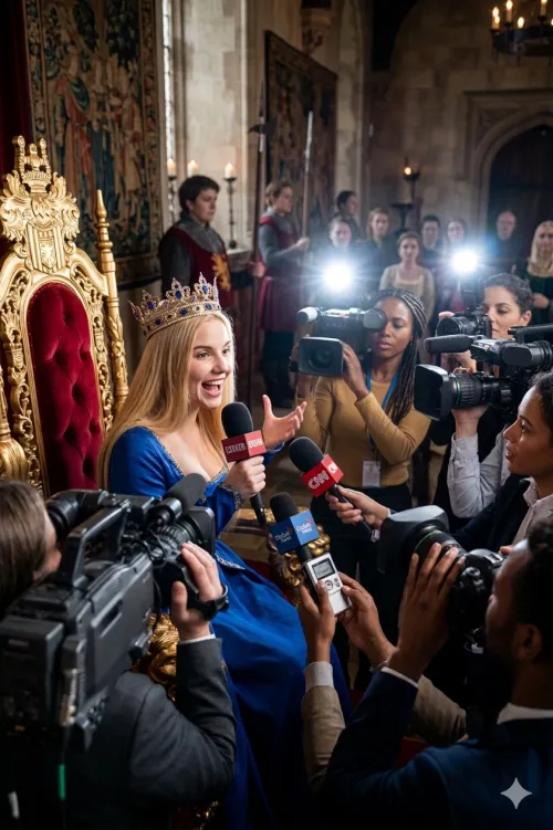 Wow! What a great turnout of reporters and journalists for my very important press conference!