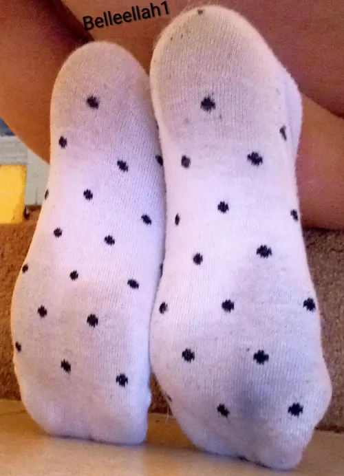 10 day worn socks ready to ship! Lots of sweaty workouts included. Message me to claim