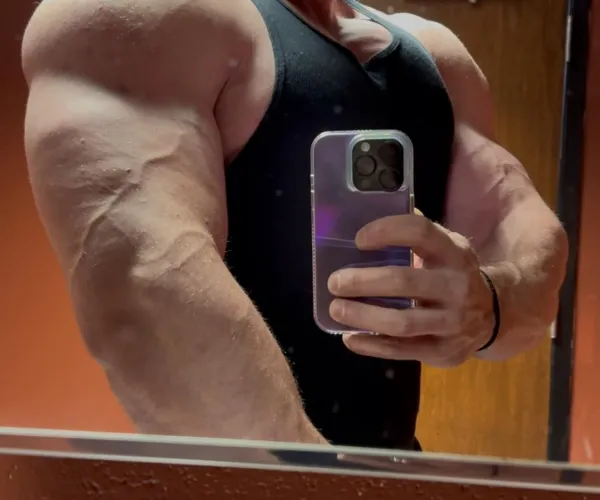 Arms feeling huge this morning
