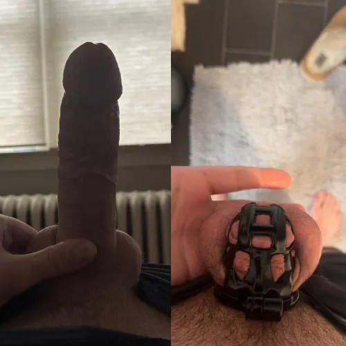 Before and after, 32 m with a tiny little dick