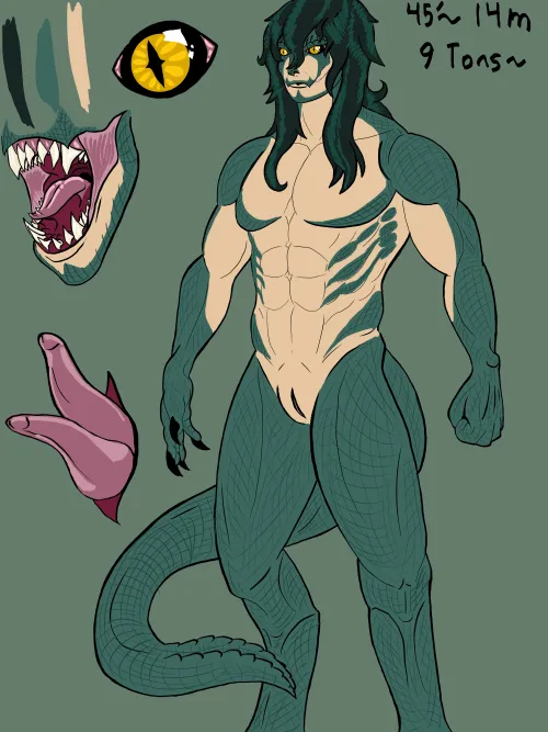 Dino boy (Giganotosaurus) by me