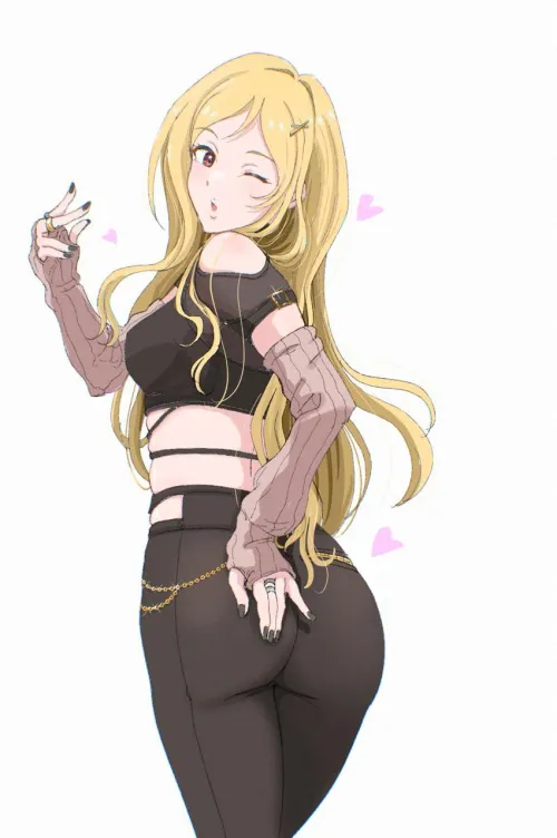 Hip Hop Rio Showing Off Her Booty [Idolmaster]