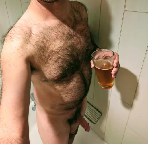Hotel Shower Beer!
