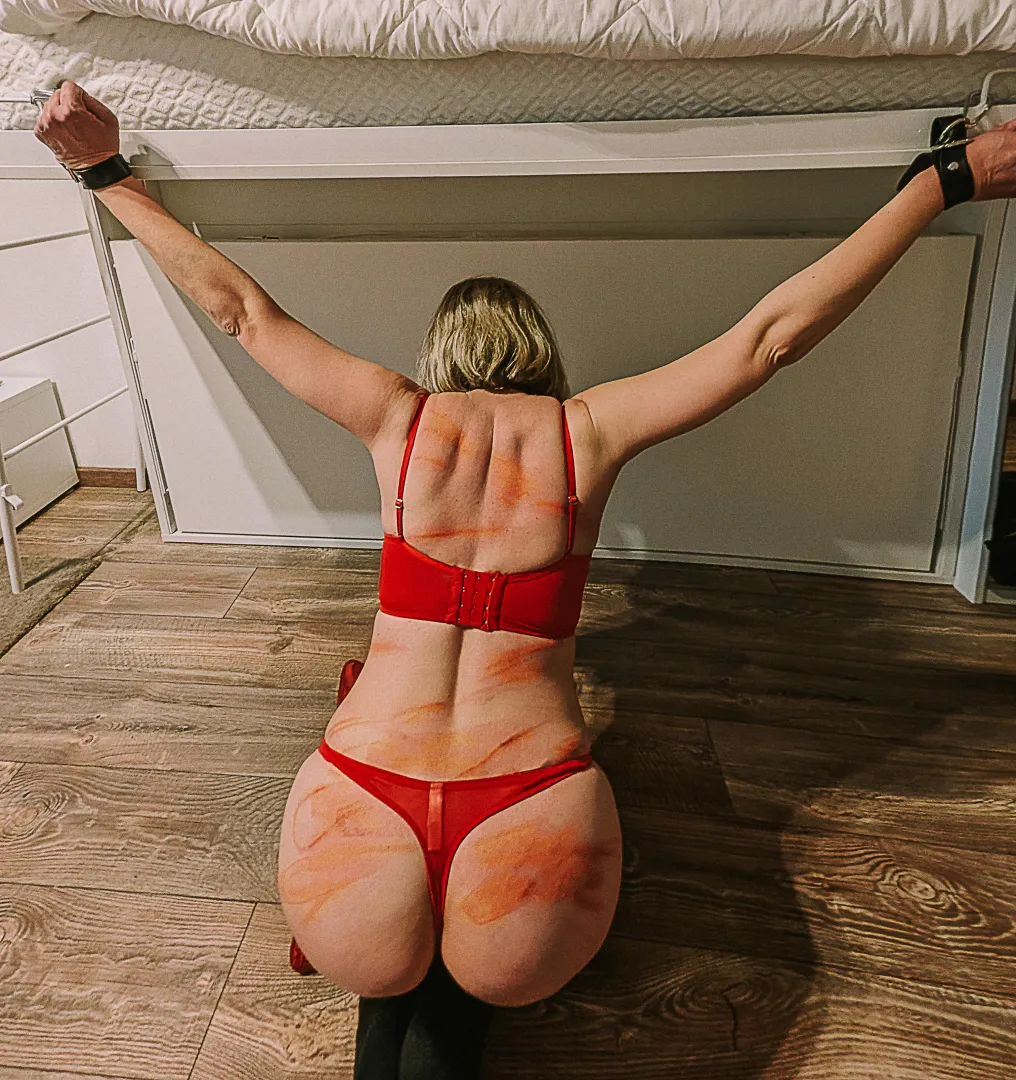 I got a good whipping