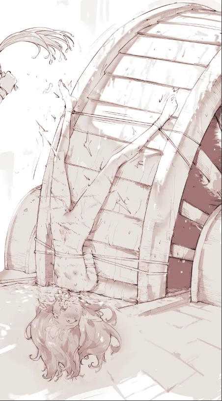 I really wish I'd get snuffed while bound to a water wheel while people watch me