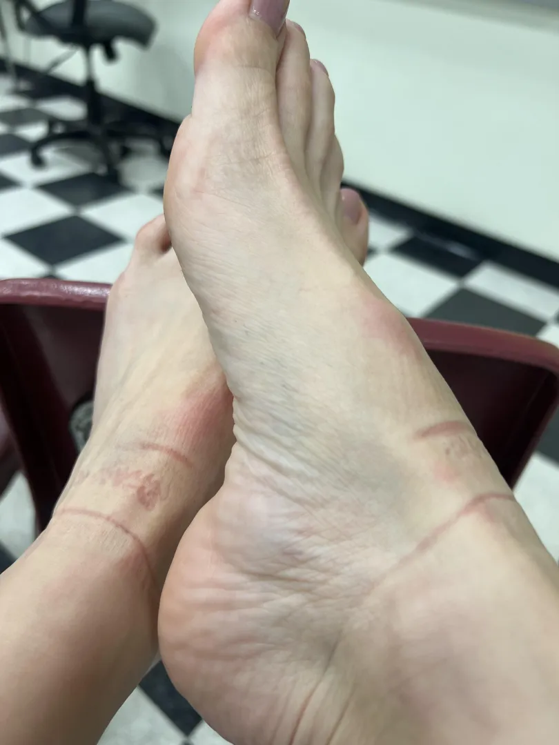 “Long day on my feet… my soles need some love ”